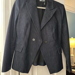 DKNY denim blazer size 6
